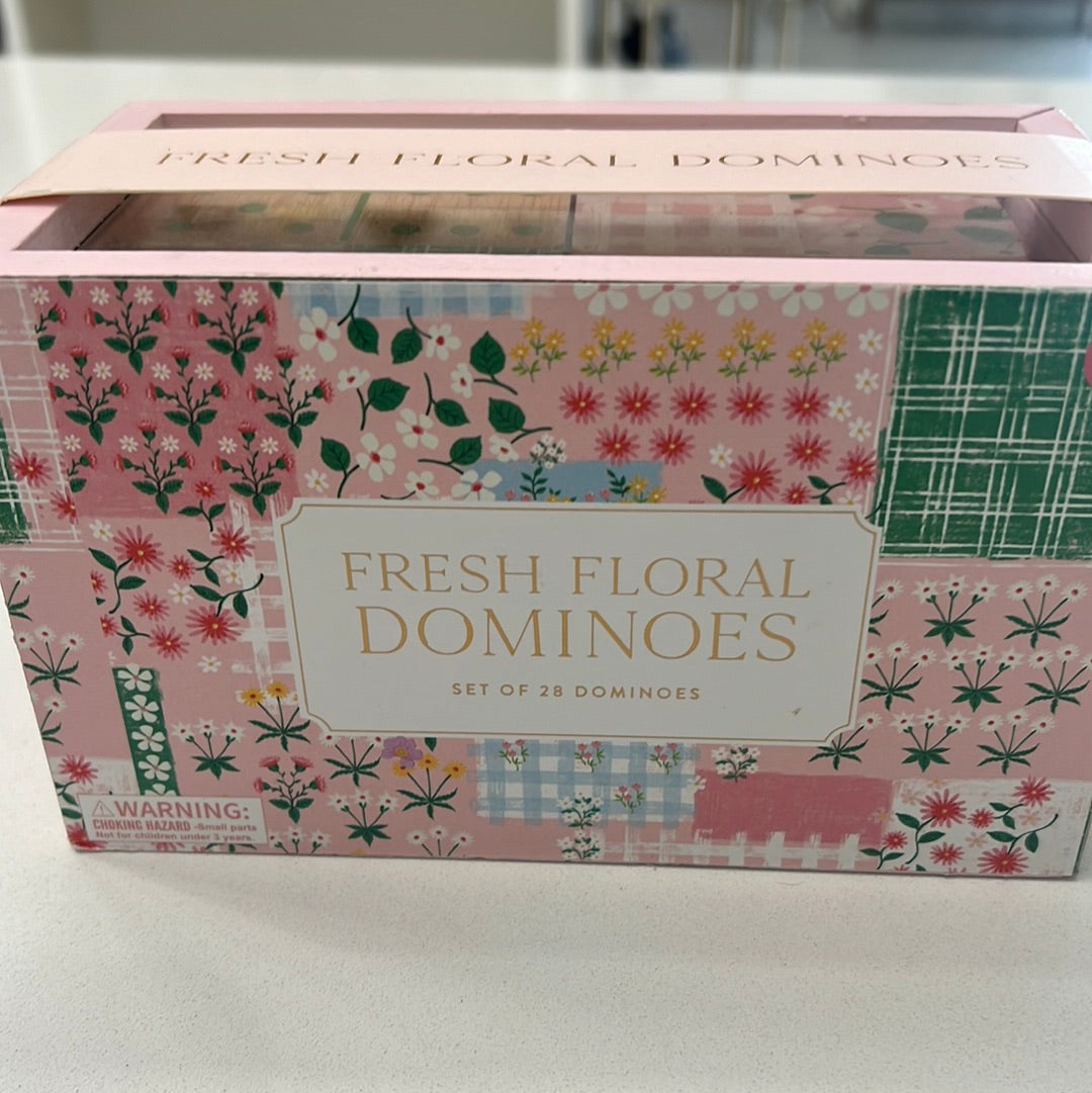 Floral Dominoes set of 28
