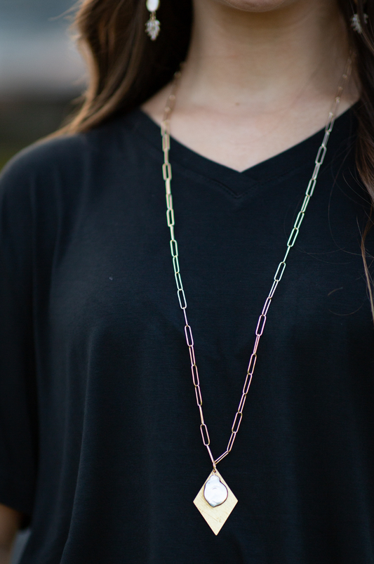 The Edline Necklace by Annie Claire Designs