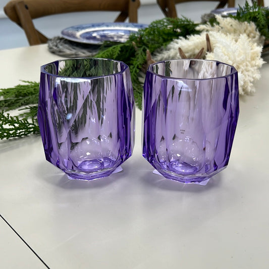 Acrylic Purple Glasses