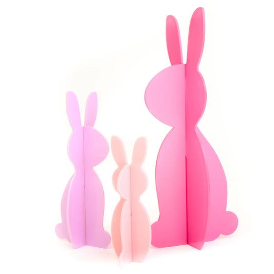 Acrylic Bunnies - Set of 3